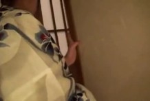 温泉旅館でデカチン企画！