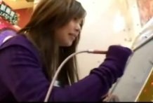 関西弁がカワイイ巨乳制服女子　デートの後にホテルでハメ撮り①