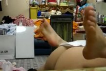 黒髪の女○高○カップル(リベンジポ○ノ)がイチャイチャハメ撮りエッチ